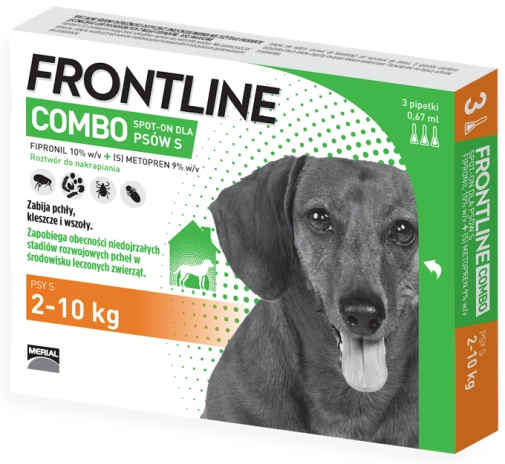 Frontline Combo -s- Psy Od 2 Do 10 Kg 3 Pipety
