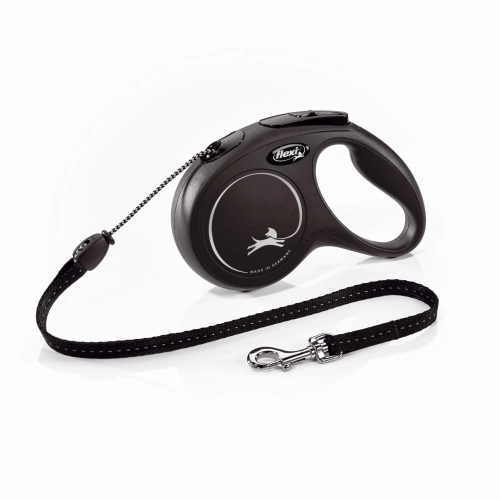 Flexi Smycz New Classic "M"- 5m Do 20kg, Czarna
