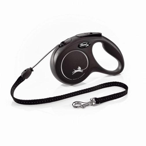 Flexi Smycz New Classic "M"- 5m Do 20kg, Czarna