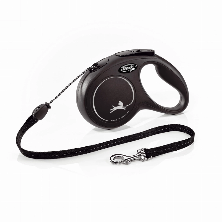 Flexi Smycz New Classic "M"- 5m Do 20kg, Czarna