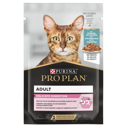 Purina Pro Plan Cat Nutrisavour Delicate Ryby Saszetka 85g