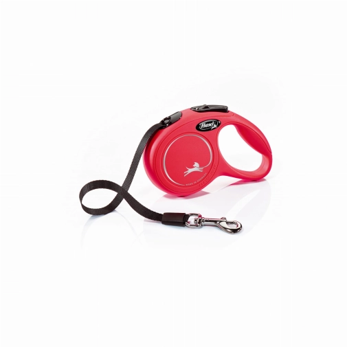 Flexi Smycz New Classic Compact "XS" 3m-12kg Czerw
