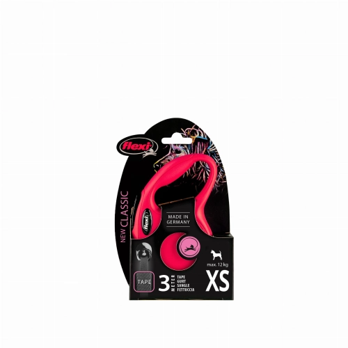 Flexi Smycz New Classic Compact "XS" 3m-12kg Czerw