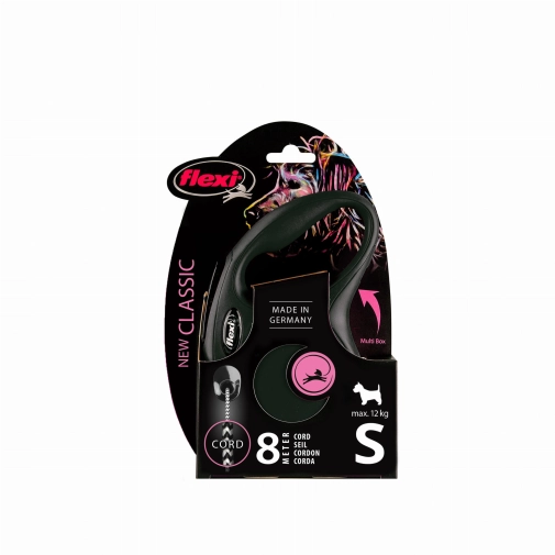 Flexi Smycz New Classic "S" - 8m Do 12kg, Czarna