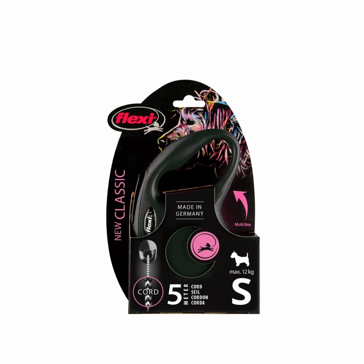 Flexi Smycz New Classic "S" 5m Do 12kg Czarna