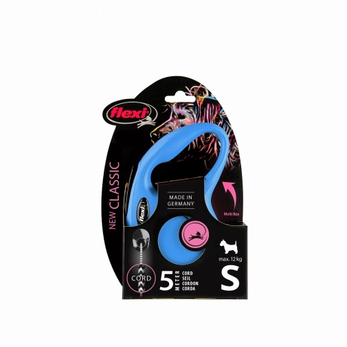 Flexi Smycz New Classic "S" 5m Do 12kg Niebieska