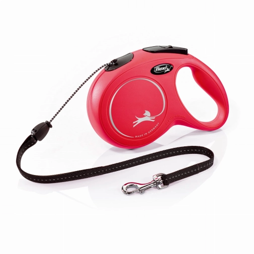 Flexi Smycz New Classic "M"- 8m Do 20kg, Czerwona