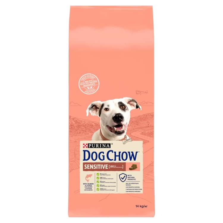Purina Dog Chow Sensitive Łosoś 14kg