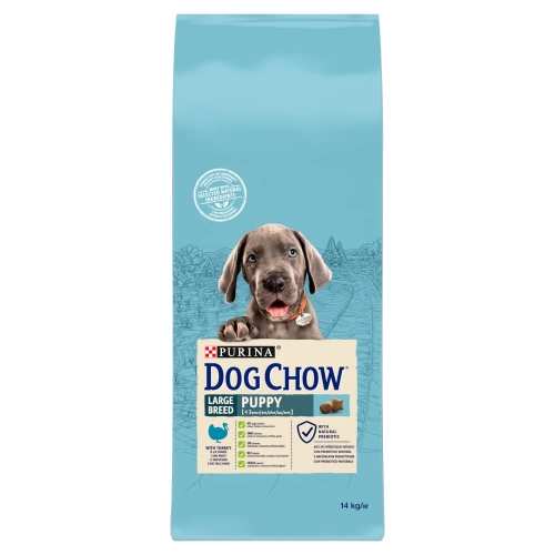 Purina Dog Chow Puppy Large Breed Indyk 14kg