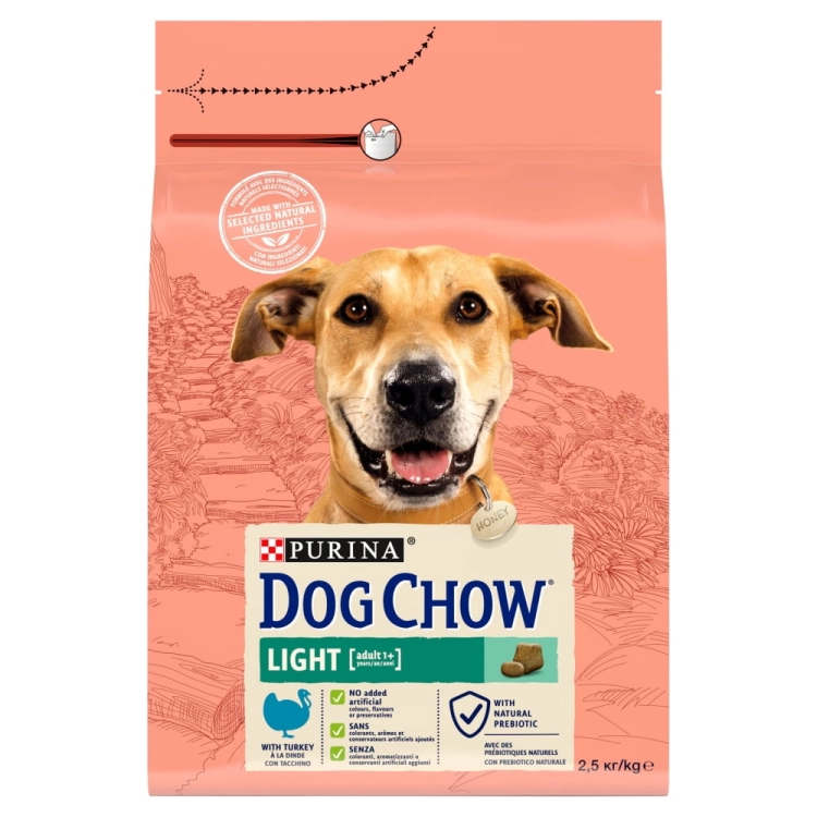 Purina Dog Chow Light Indyk 2,5kg
