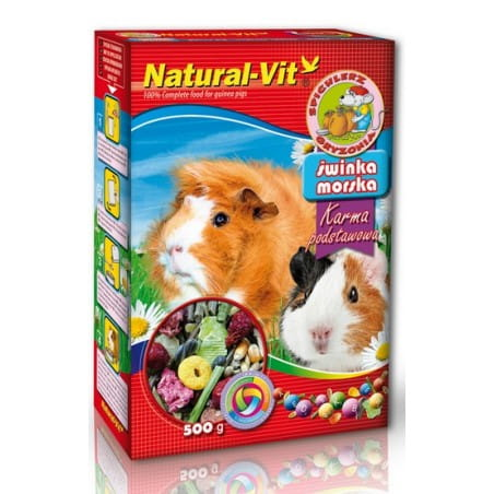 Natural-vit Spichlerz Gryzonia Dla Świnki 500g