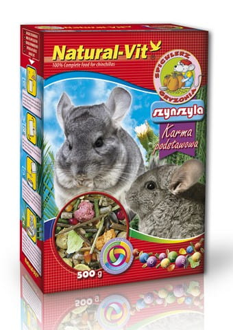 Natural-vit Spichlerz Gryzonia Dla Szynszyla 500g