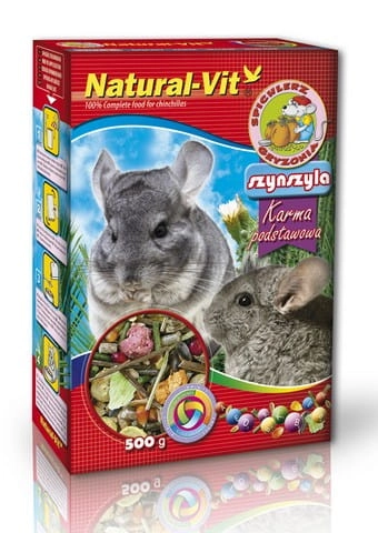 Natural-vit Spichlerz Gryzonia Dla Szynszyla 500g