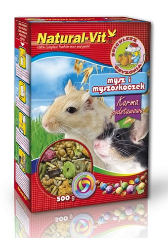 Natural-vit Spichlerz Gryzonia Dla Myszy 500g
