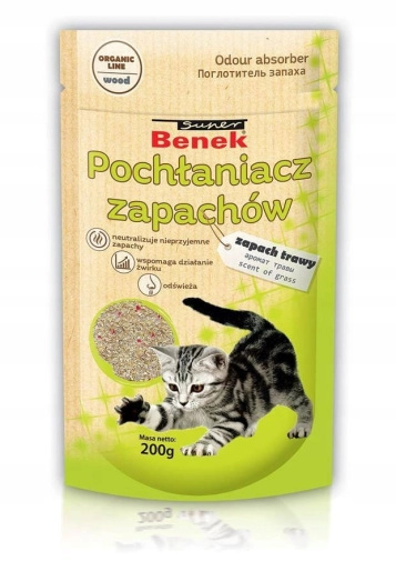 Benek Pochłaniacz Zapachów Trawa Worek 200g