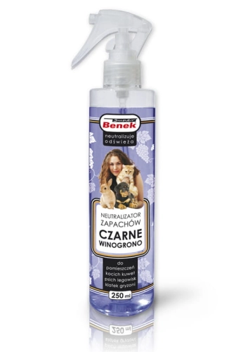 Benek Neutralizator Zapachów Spray 250ml Winogrono