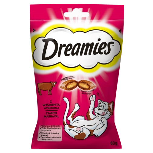 Dreamies Przysmak Dla Kota Z Wołowiną 60g