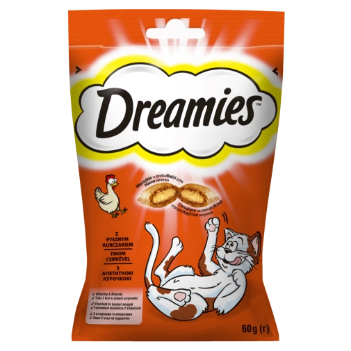 Dreamies Przysmak Dla Kota Z Kurczakiem 60g