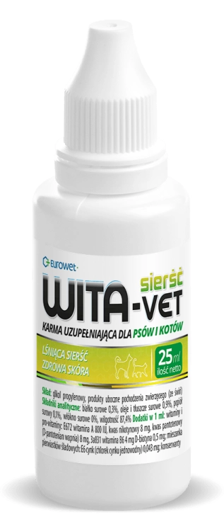 Wita-vet Regenerator Sierści 25ml
