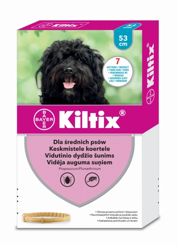Elanco Kiltix Obroża 53/55cm Dla Średnich Psów