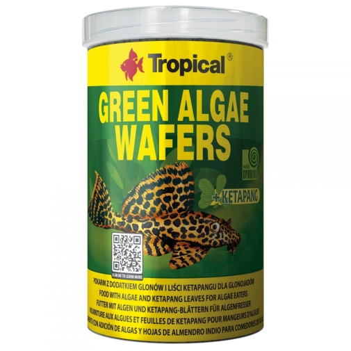 Tropical Green Algae Wafers Dla Glonojada 100ml/45g