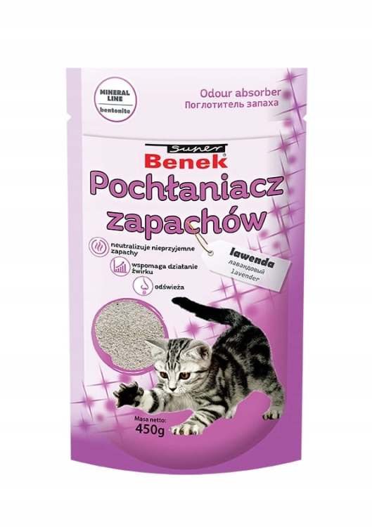 Benek Pochłaniacz Zapachów Lawendowy Worek 450g