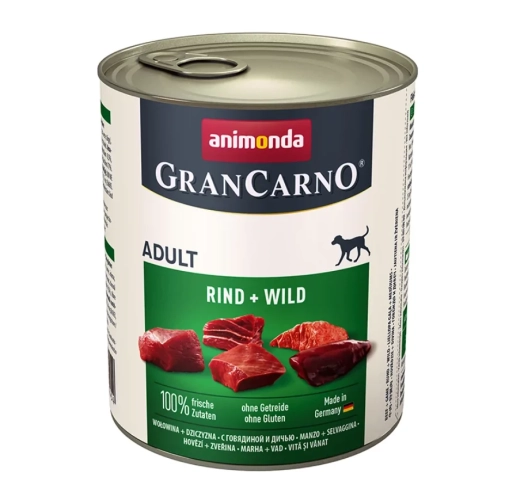 Karma Dla Psa Animonda Grancarno Wołowina Z Dziczyzną 800g