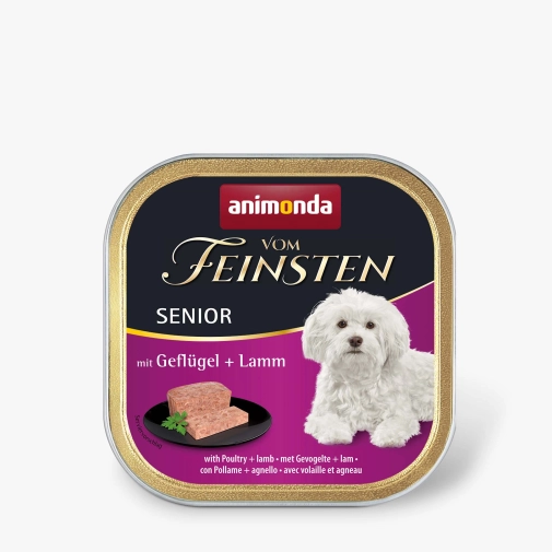 Karma Dla Psa Animonda Vom Feinsten Senior Drób Z Jagnięciną 150g