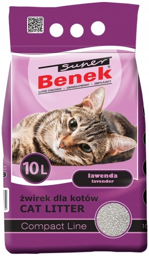 Super Benek Compact Zapachowy Lawenda 10l