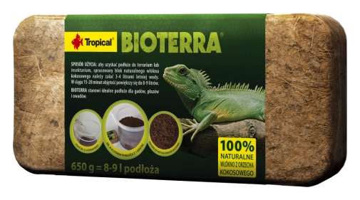 Tropical Włókno Bioterra Kokosowe Do Terrarium 650g