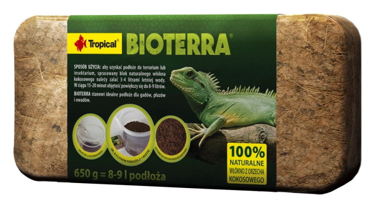 Tropical Włókno Bioterra Kokosowe Do Terrarium 650g