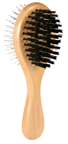 Trixie Szczotka Drewniana Dwustronna Średnia 22cm