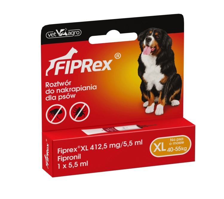 Fiprex Dla Psa Xl Od 40-55kg Ampułka 5,5ml