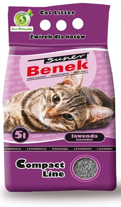 Super Benek Compact Zapachowy Lawenda 5l