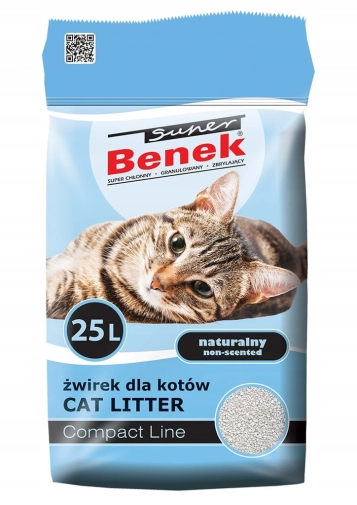 Super Benek Compact Naturalny 25l
