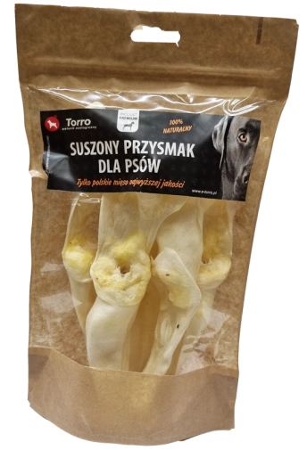 Torro Gryzak Naturalny Uszy Królika Białe Op.5szt