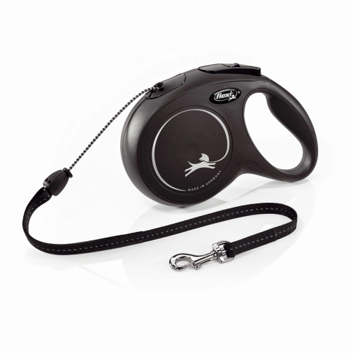 Flexi Smycz New Classic "M"- 8m Do 20kg, Czarna