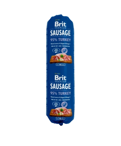 Karma Dla Psa Brit Sausage Indyk 800g