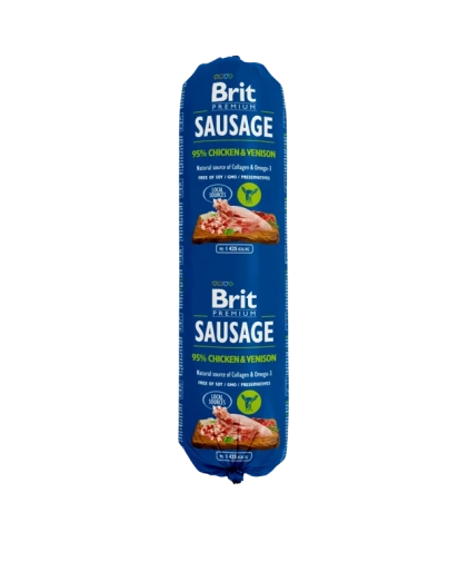 Karma Dla Psa Brit Sausage Kurczak Z Dziczyzną 800g