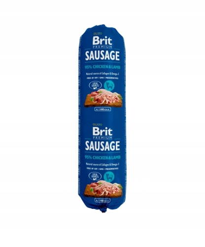 Karma Dla Psa Brit Sausage Kurczak Z Jagnięciną 800g