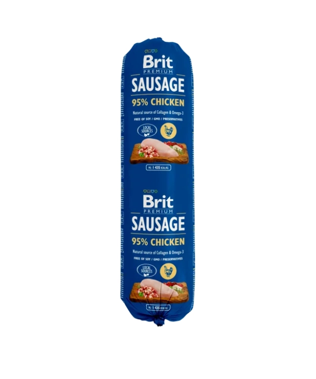 Karma Dla Psa Brit Sausage Kurczak 800g