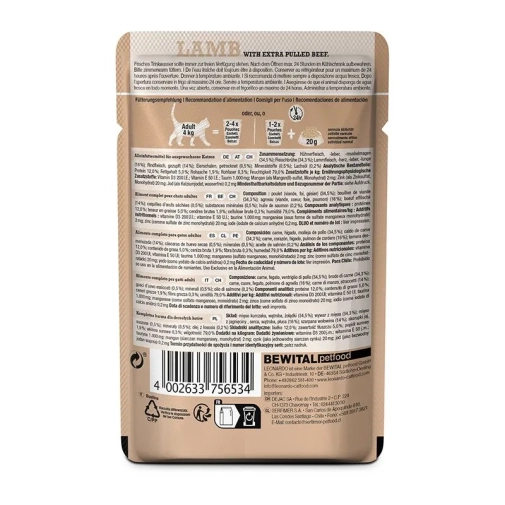 Leonardo Pulled Beef Extra Szarpane Mięso Z Jagnięciny Saszetka 70g