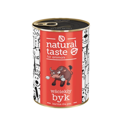 Natural Taste Dla Psa Danie Z Wołowiny 400g