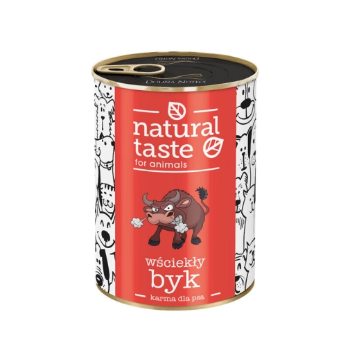 Natural Taste Dla Psa Danie Z Wołowiny 400g