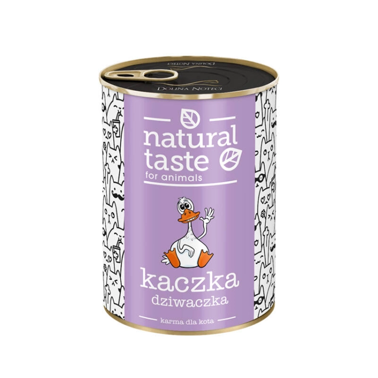 Natural Taste Dla Kota Danie Z Kaczki 400g