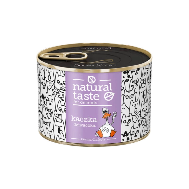 Natural Taste Dla Kota Danie Z Kaczki 185g