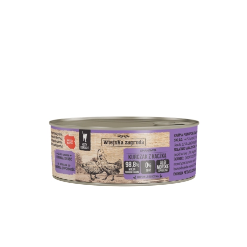 Wiejska Zagroda Jagnięcina Z Krylem 85g Dla Kota