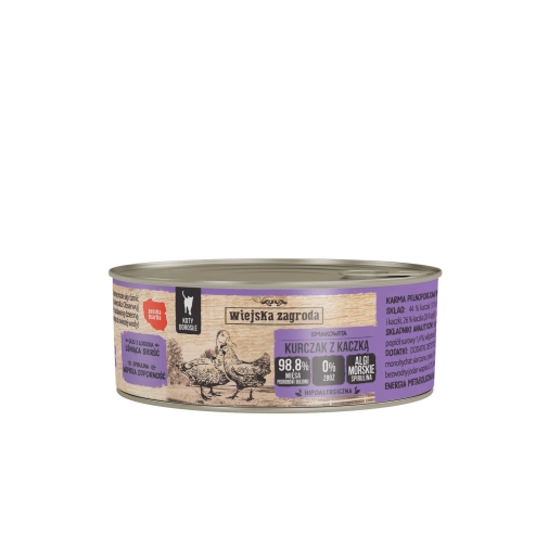 Wiejska Zagroda Jagnięcina Z Krylem 85g Dla Kota