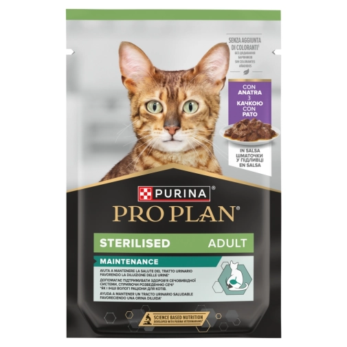 Proplan Cat Nutris Sterilised Kaczka W Sosie Saszetka 85g