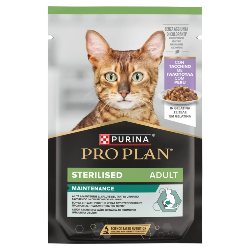 Proplan Cat Nutris Sterilised Kawałki Indyka W Galaretce Saszetka 85g